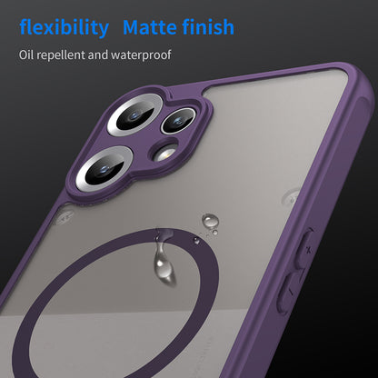 MagSafe puzdro pre Nothing CMF Phone 2 Pro, Techsuit, HaloFrost II, fialové