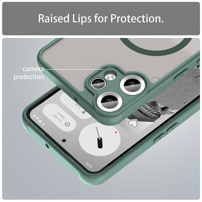 MagSafe Case for Nothing CMF Phone 2 Pro, Techsuit, HaloFrost II, Green