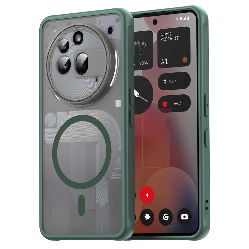 MagSafe puzdro pre Nothing Phone (3a) Pro, Techsuit, HaloFrost II, Zelené