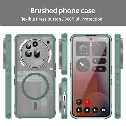 MagSafe puzdro pre Nothing Phone (3a) Pro, Techsuit, HaloFrost II, Zelené