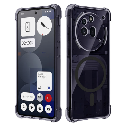 MagSafe puzdro pre Nothing Phone (3a) Pro, Techsuit, priehľadné odolné proti otrasom, dymové