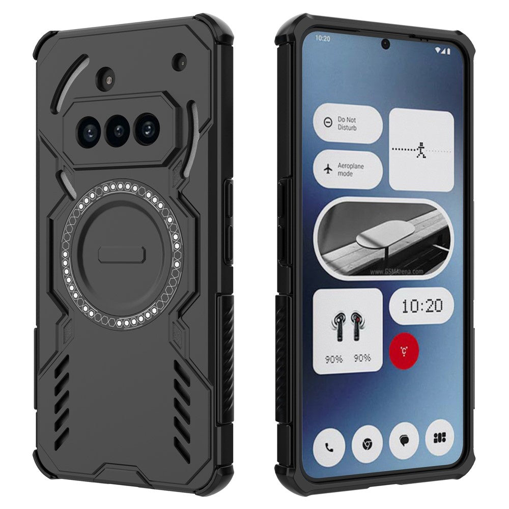 MagSafe puzdro pre Nothing Phone (3a), Techsuit, ArmorMag, čierne