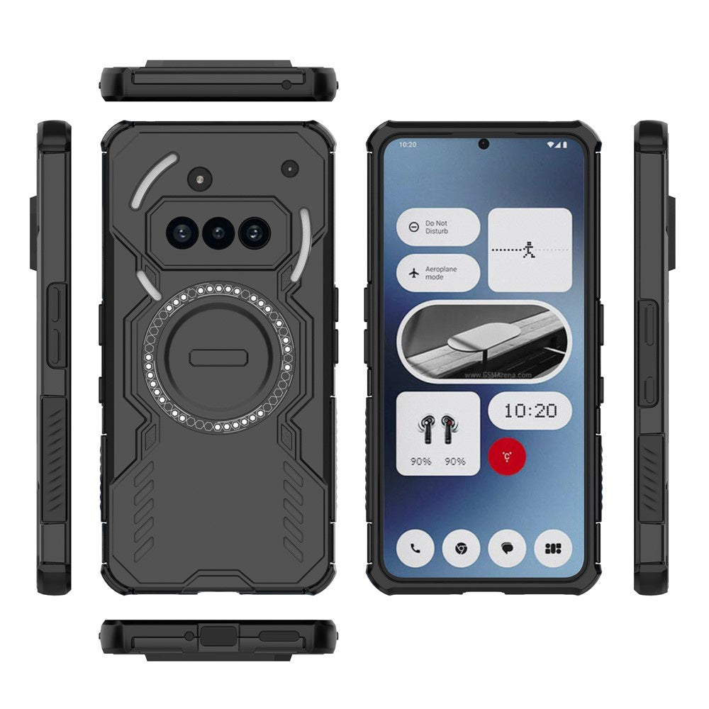 MagSafe puzdro pre Nothing Phone (3a), Techsuit, ArmorMag, čierne