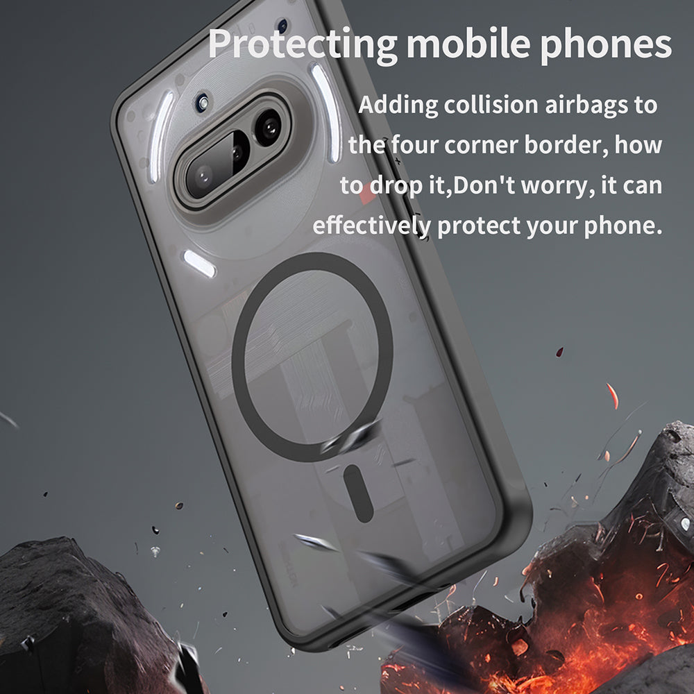 MagSafe puzdro pre Nothing Phone (3a), Techsuit, HaloFrost II, čierne