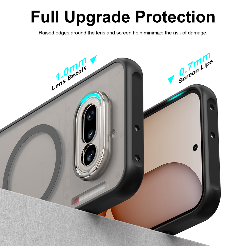 Puzdro MagSafe pre Nothing Phone (4a) Pro, Techsuit, HaloFrost II, Čierne