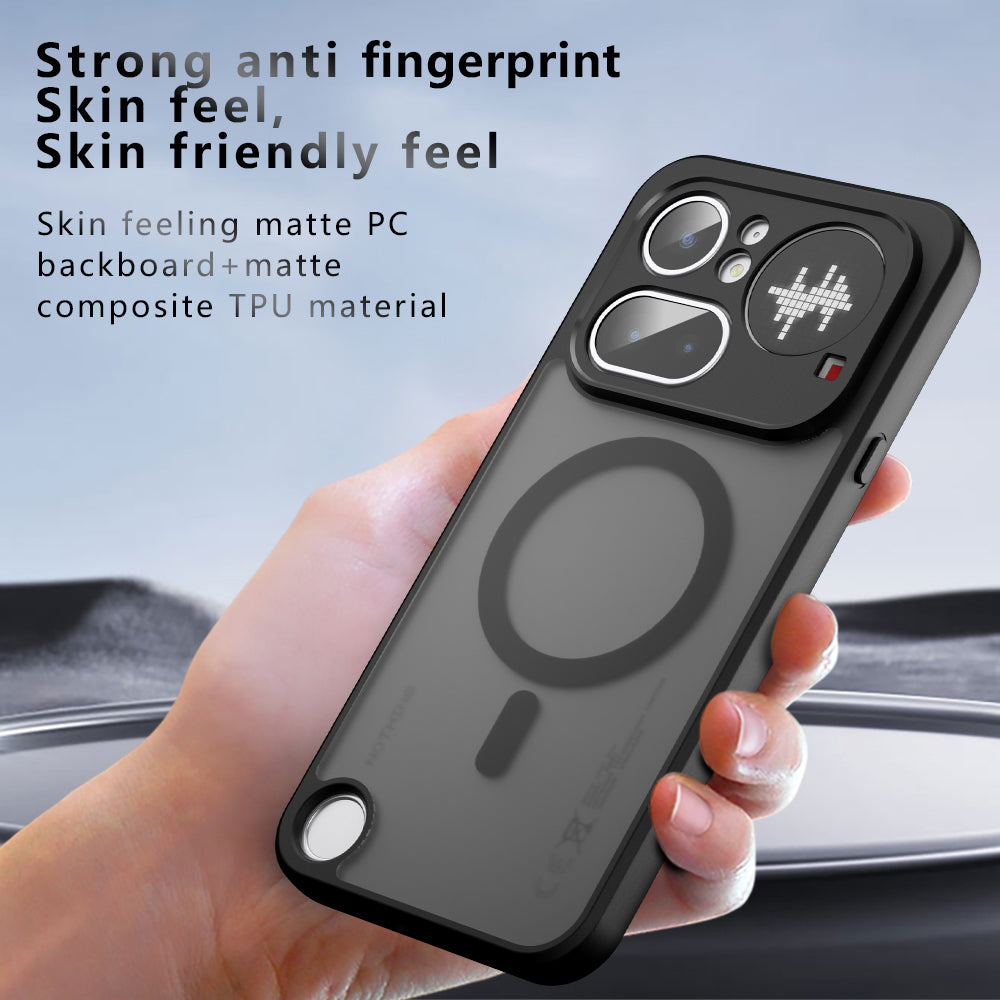 MagSafe puzdro pre Nothing Phone (4b), Techsuit, PureFrost, Čierna saténová