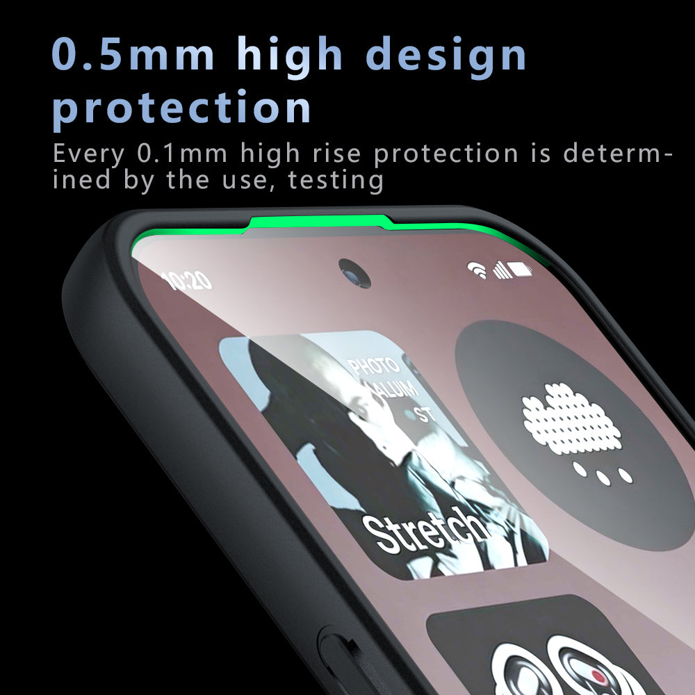 MagSafe puzdro pre Nothing Phone (4b), Techsuit, PureFrost, Čierna saténová
