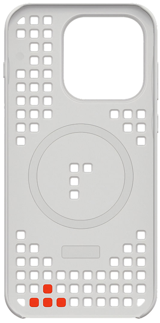 Puzdro pre OnePlus 15, Hole Pattern Magnetic, Sivá 5431102022