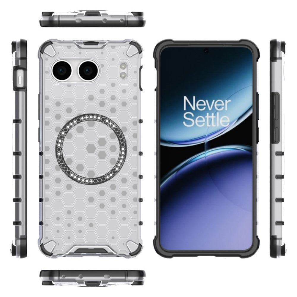 MagSafe puzdro pre OnePlus Nord 4, Techsuit, HoneyComb Shield, Biele