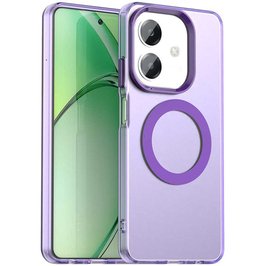 MagSafe puzdro pre Oppo A3 4G / A3 5G, Techsuit, CandyCase, Fialová