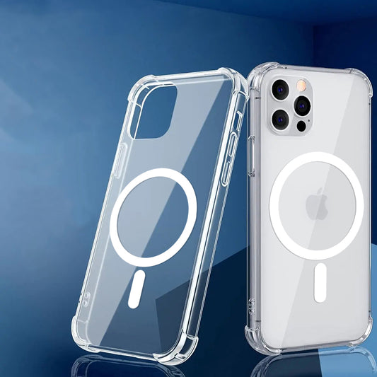 MagSafe puzdro pre Oppo A3 4G, Techsuit, nárazuvzdorné, priehľadné