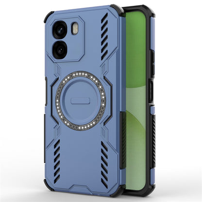 Puzdro MagSafe pre Oppo A6 4G, Techsuit, ArmorMag, Modrá