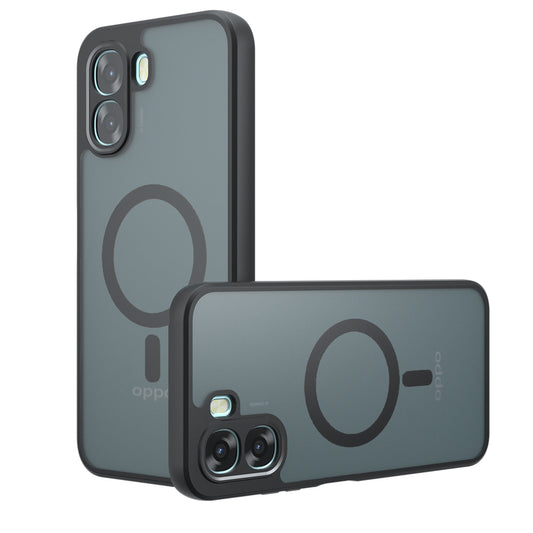 MagSafe puzdro pre Oppo A6k 4G / A6x 4G / A6x, Techsuit, PureFrost, Čierna saténová