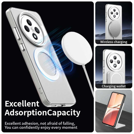 MagSafe puzdro pre Oppo Reno12 FS 5G / Reno12 FS 4G / Reno12 F 4G / Reno12 F, Techsuit, CandyCase, Biele