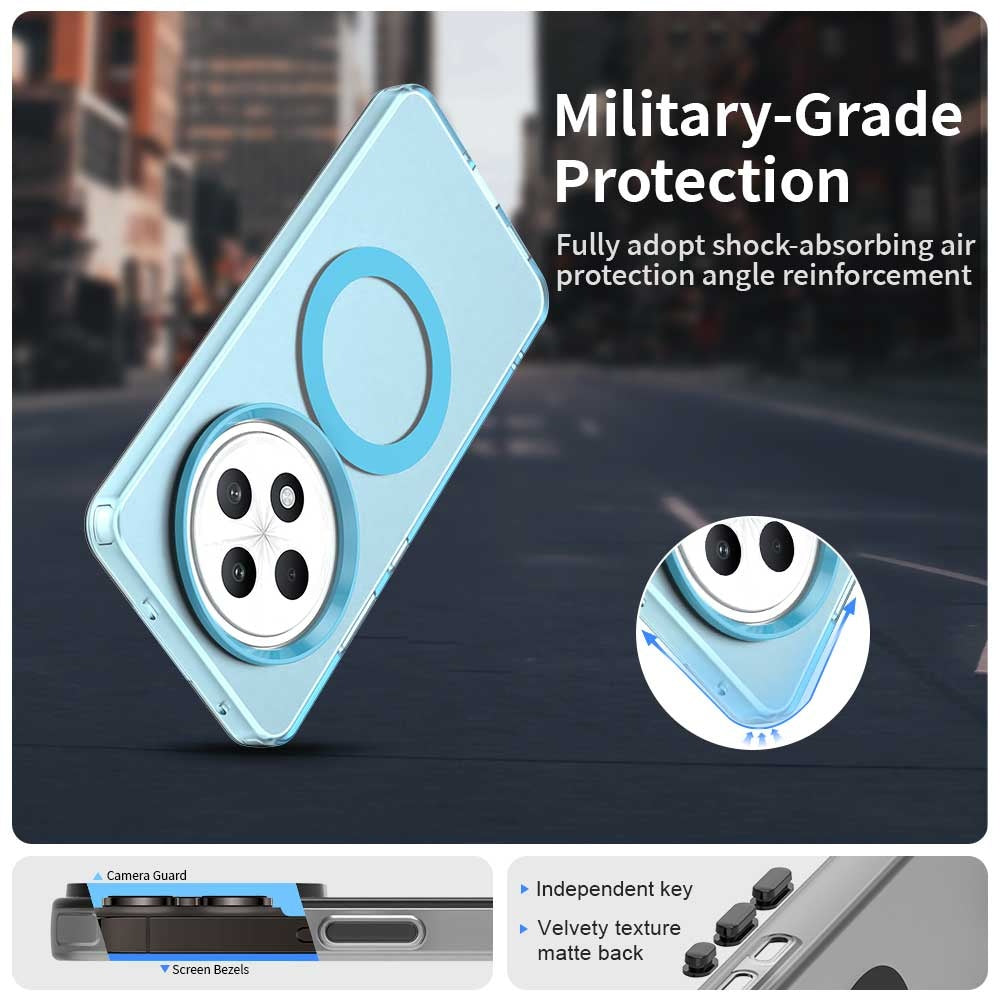 MagSafe puzdro pre Oppo Reno12 FS 5G / Reno12 FS 4G / Reno12 F 4G / Reno12 F, Techsuit, CandyCase, Modré