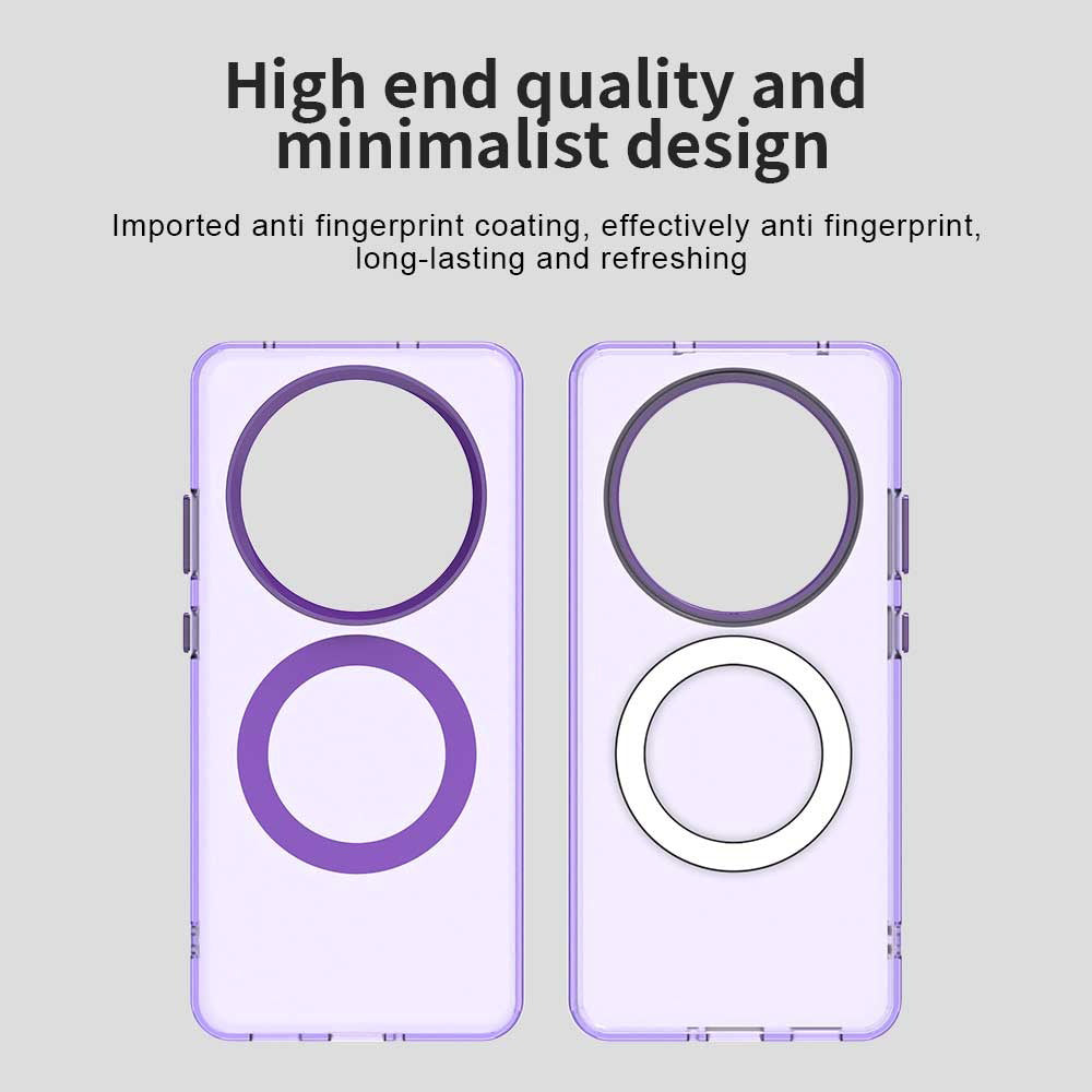 MagSafe puzdro pre Oppo Reno12 FS 5G / Reno12 FS 4G / Reno12 F 4G / Reno12 F, Techsuit, CandyCase, fialové