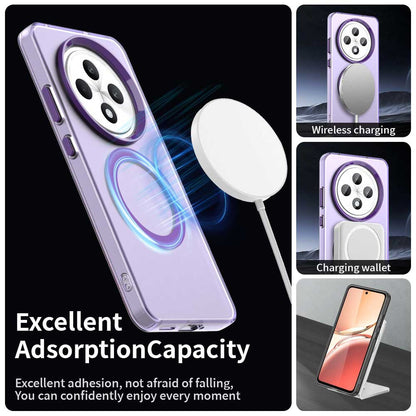 MagSafe puzdro pre Oppo Reno12 FS 5G / Reno12 FS 4G / Reno12 F 4G / Reno12 F, Techsuit, CandyCase, fialové