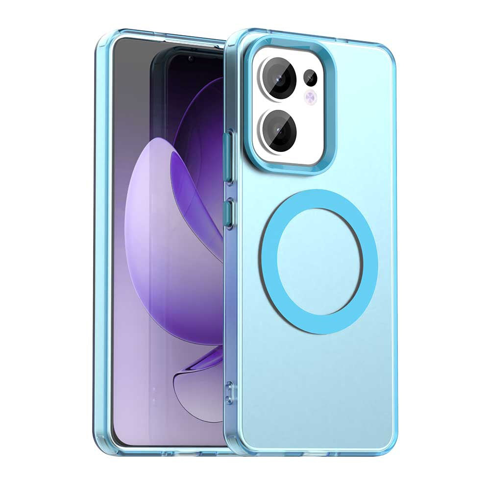 MagSafe puzdro pre Oppo Reno13 FS 5G / Reno13 F 4G / Reno13 F, Techsuit, CandyCase, modré