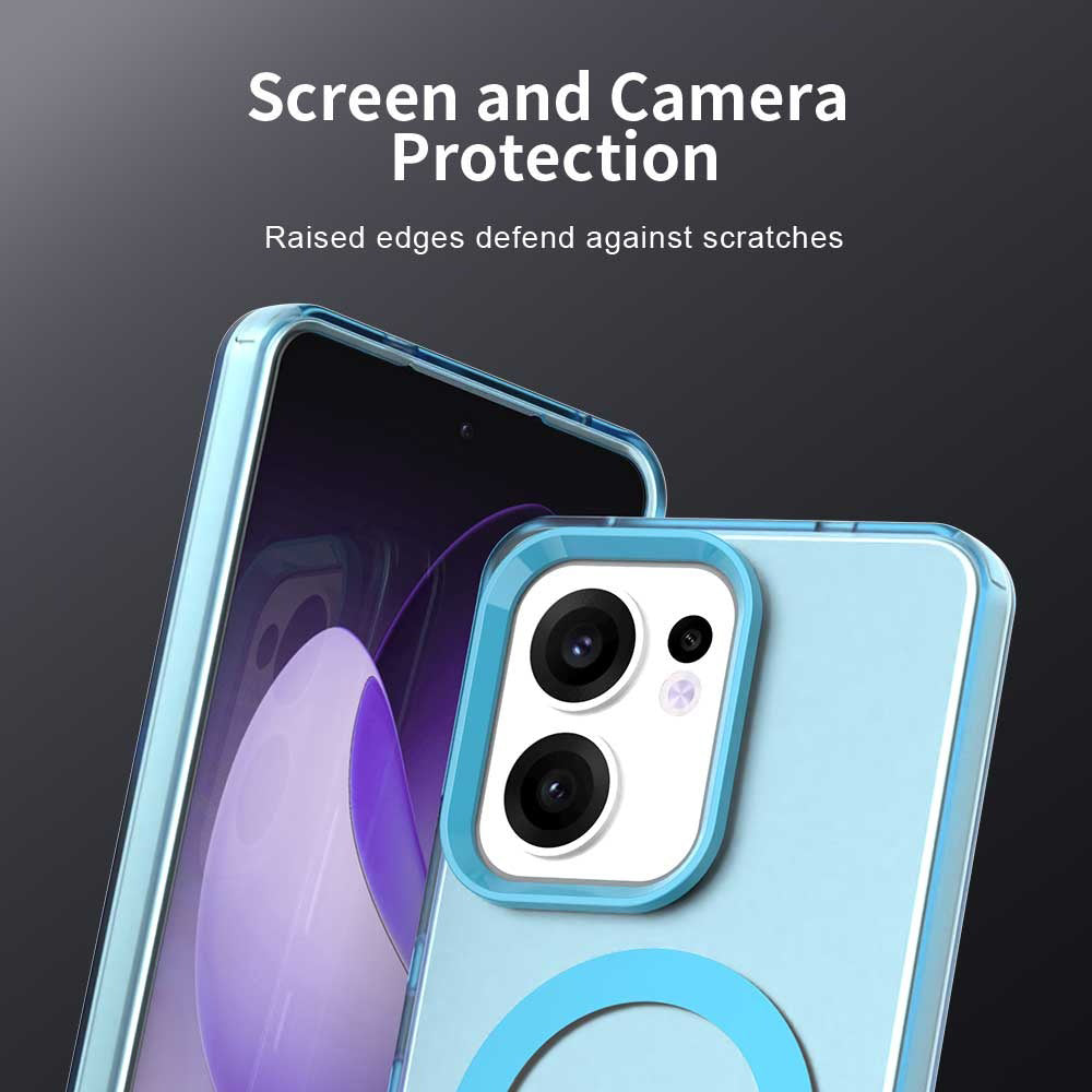 MagSafe puzdro pre Oppo Reno13 FS 5G / Reno13 F 4G / Reno13 F, Techsuit, CandyCase, modré