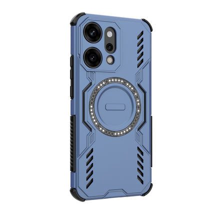 MagSafe puzdro pre Oppo Reno14 Pro, Techsuit, ArmorMag, modré