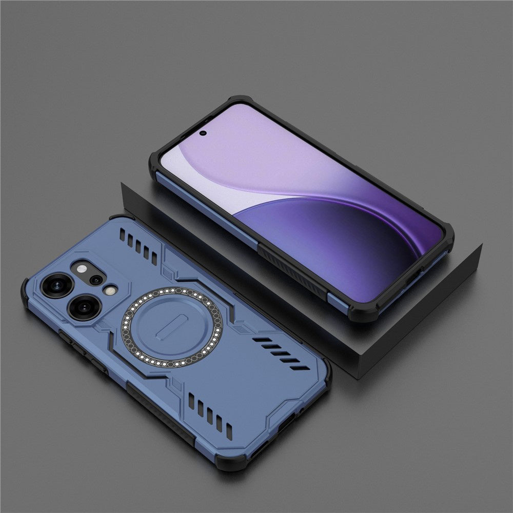 MagSafe puzdro pre Oppo Reno14 Pro, Techsuit, ArmorMag, modré