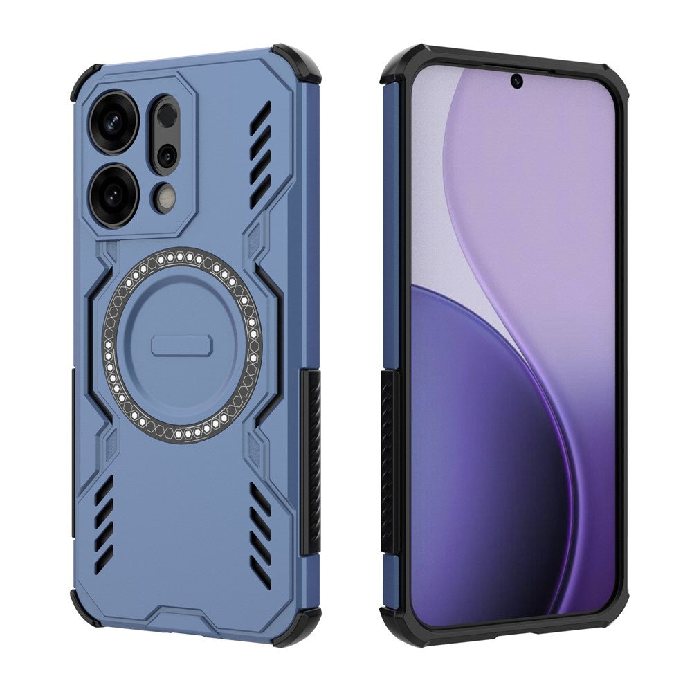 MagSafe puzdro pre Oppo Reno14, Techsuit, ArmorMag, modré