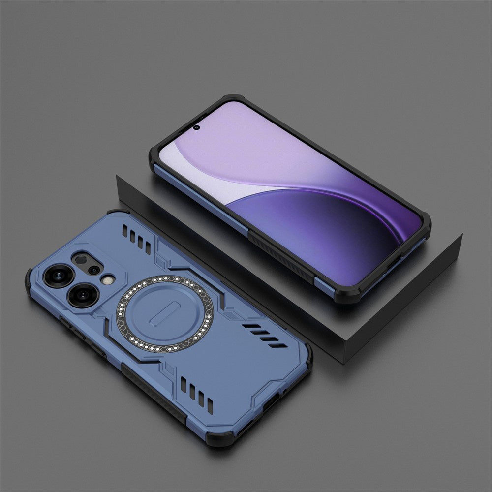 MagSafe puzdro pre Oppo Reno14, Techsuit, ArmorMag, modré