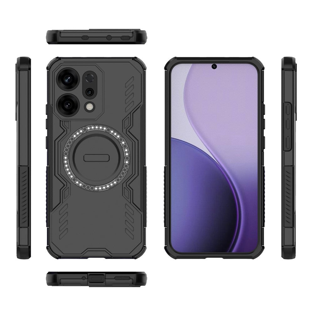 MagSafe puzdro pre Oppo Reno14, Techsuit, ArmorMag, čierne