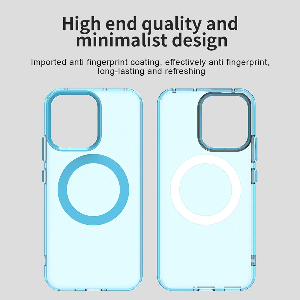 Puzdro MagSafe pre Oppo Reno14, Techsuit, CandyCase, Modré