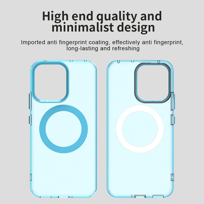 Puzdro MagSafe pre Oppo Reno14, Techsuit, CandyCase, Modré