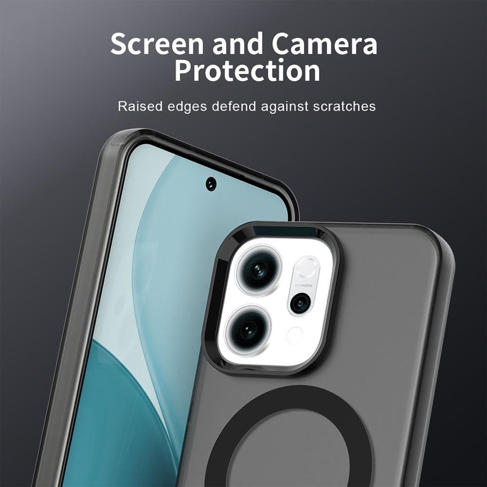 Puzdro MagSafe pre Oppo Reno14, Techsuit, CandyCase, Čierne