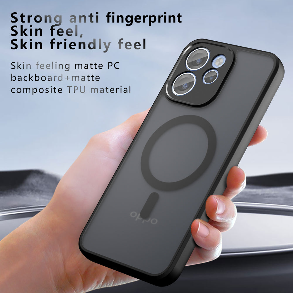 MagSafe puzdro pre Oppo Reno15 FS / Reno15 F, Techsuit, PureFrost, Čierna Matná