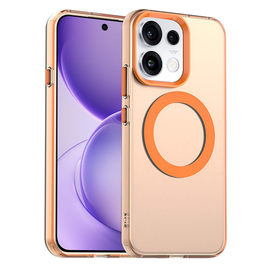 MagSafe puzdro pre Oppo Reno16 F / Reno16 FS, Techsuit, CandyCase, Oranžové