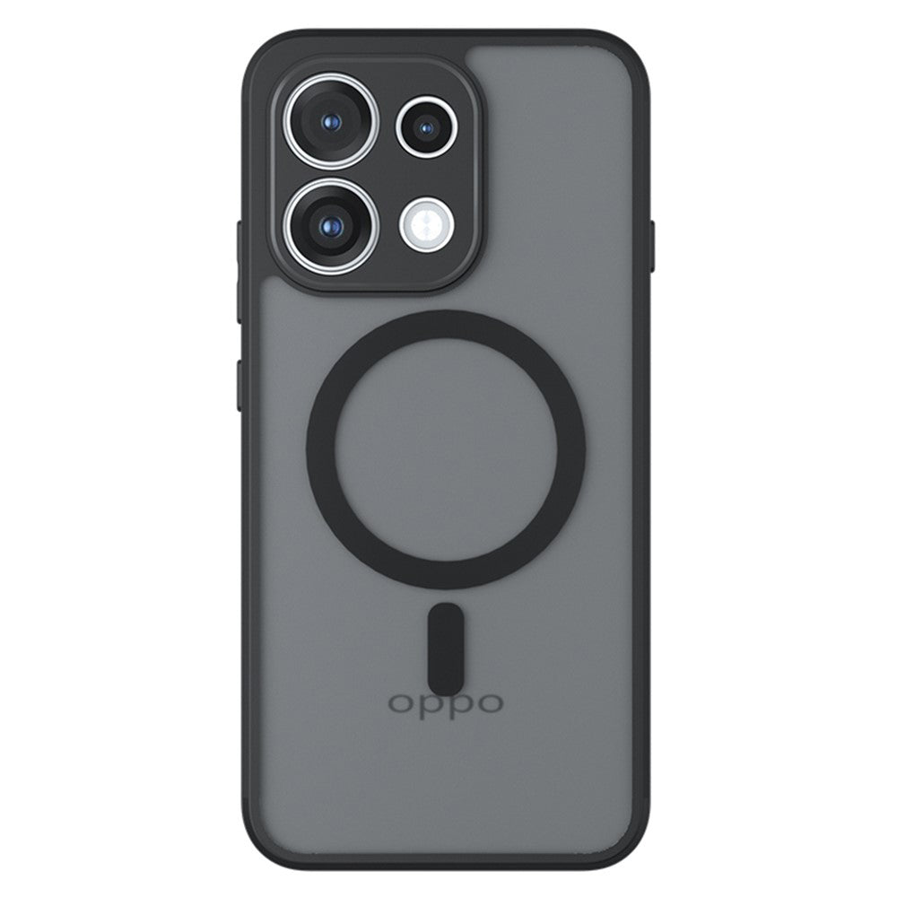 MagSafe puzdro pre Oppo Reno16 F / Reno16 FS, Techsuit, PureFrost, Čierna saténová