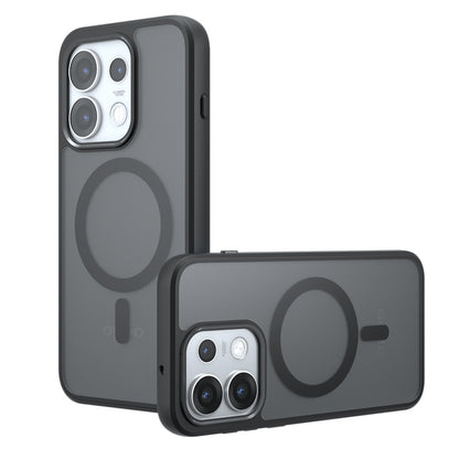 MagSafe púzdro pre Oppo Reno16, Techsuit, PureFrost, Čierna saténová