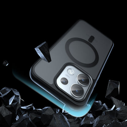MagSafe púzdro pre Oppo Reno16, Techsuit, PureFrost, Čierna saténová