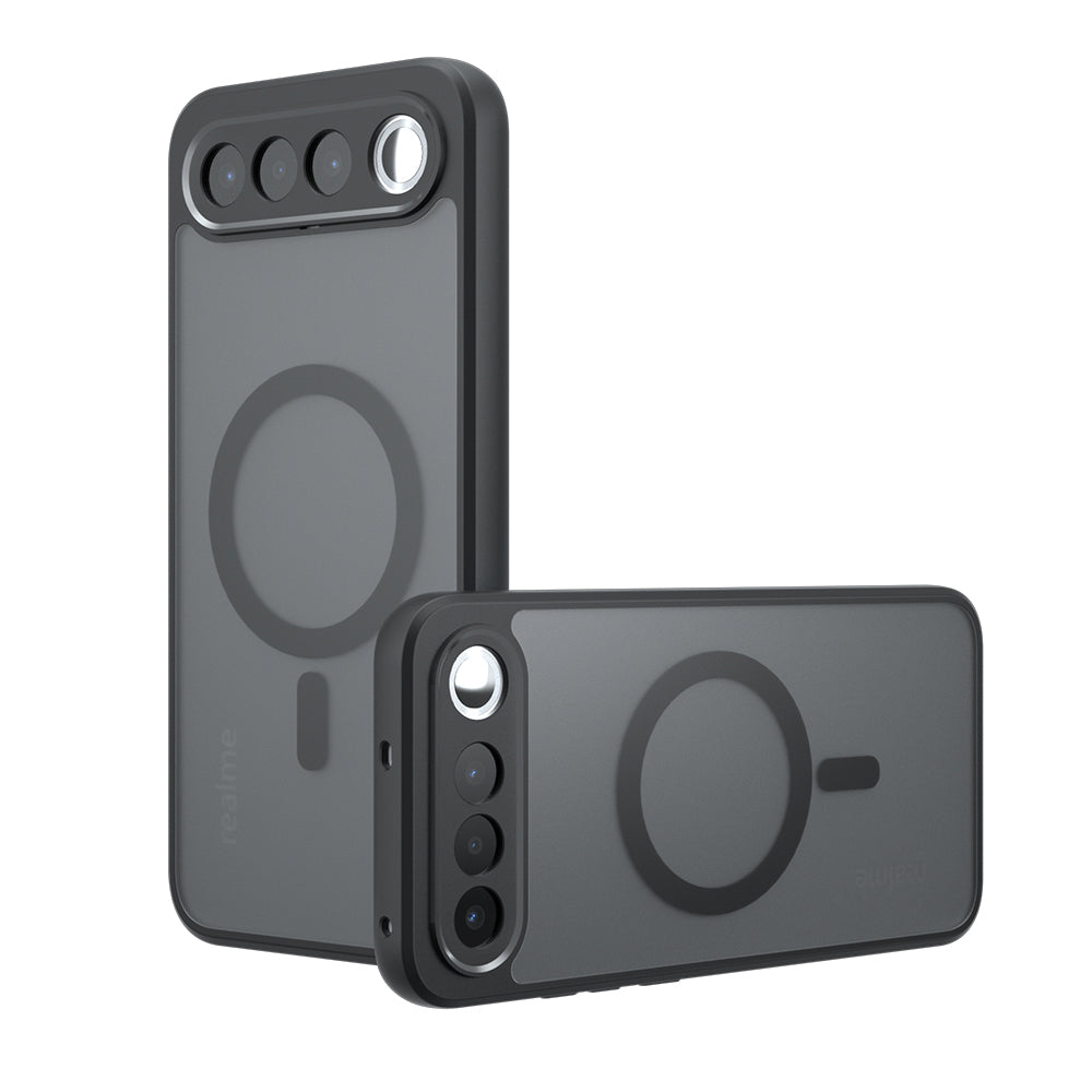 MagSafe puzdro pre Realme 16, Techsuit, PureFrost, Čierna saténová