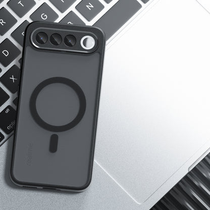MagSafe puzdro pre Realme 16, Techsuit, PureFrost, Čierna saténová