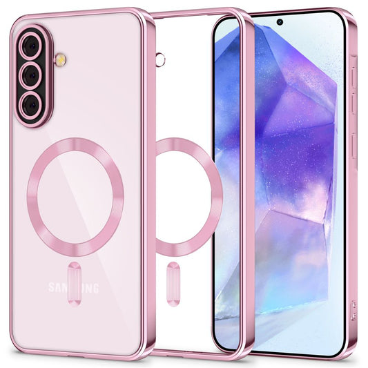 Puzdro MagSafe pre Samsung Galaxy A56 A566, Tech-Protect, Magflex, Ružovo Zlaté