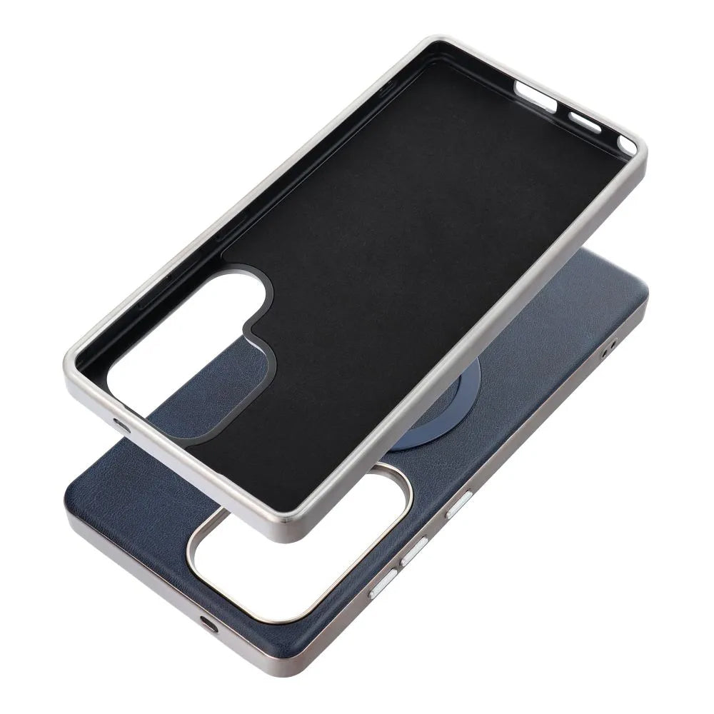 MagSafe puzdro pre Samsung Galaxy A56 A566, OEM, Gentleman Mag, Tmavomodrá