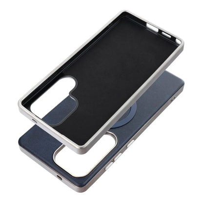 MagSafe puzdro pre Samsung Galaxy A56 A566, OEM, Gentleman Mag, Tmavomodrá