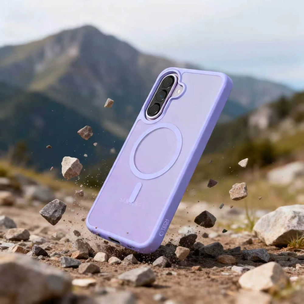 MagSafe puzdro pre Samsung Galaxy A57 5G, Tech-Protect, Magmat, Matná fialová