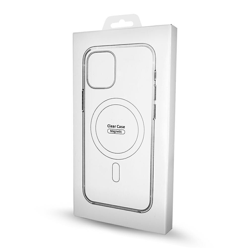 MagSafe puzdro pre Samsung Galaxy S24 S921, OEM, 1800 Gauss, Priehľadné
