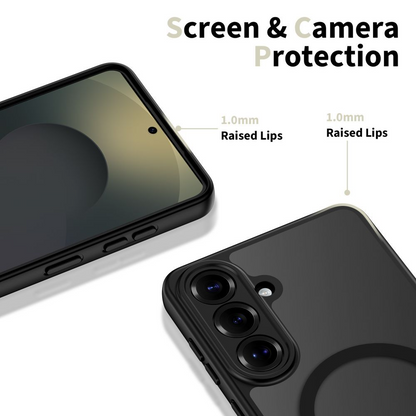 Puzdro MagSafe pre Samsung Galaxy S26 S942, Tech-Protect, BasicMag, Matná Čierna