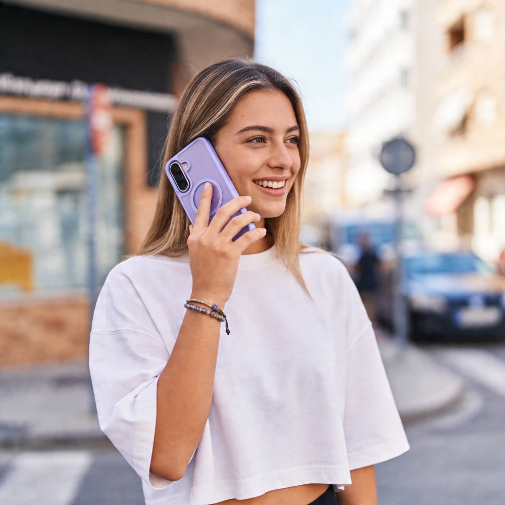 MagSafe puzdro pre Samsung Galaxy A57 5G, Tech-Protect, Magmat, Matná fialová