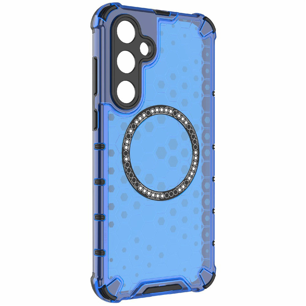 MagSafe puzdro pre Samsung Galaxy A26 A266, Techsuit, HoneyComb Shield, Modré