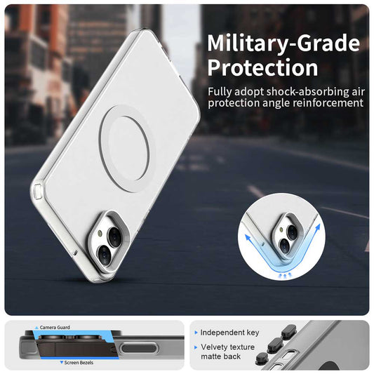 MagSafe puzdro pre Samsung Galaxy A05 A055, Techsuit, CandyCase, Biela
