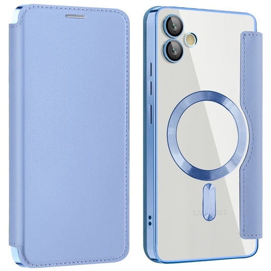 MagSafe puzdro pre Samsung Galaxy A05 A055, Techsuit, SmartMag Book, Modrá