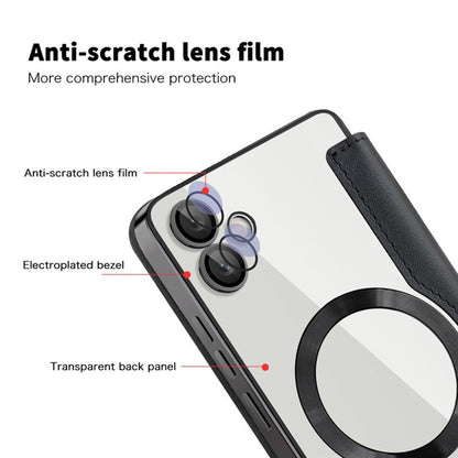 MagSafe puzdro pre Samsung Galaxy A05 A055, Techsuit, SmartMag Book, Čierne