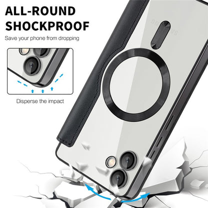 MagSafe puzdro pre Samsung Galaxy A05 A055, Techsuit, SmartMag Book, Čierne